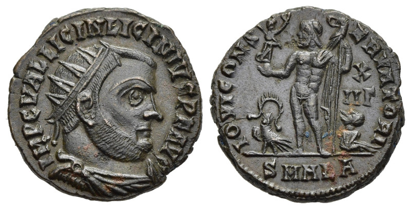 LICINIUS I (308-324). Radiate Follis. Alexandria.

Obv: IMP C VAL LICIN LICINIVS...