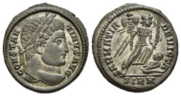 CONSTANTINE I 'THE GREAT' (307/10-337). Follis. Sirmium.

Obv: CONSTANTINVS AVG.
Laureate head right.
Rev: SARMATIA DEVICTA // SIRM.
Victory advancing...