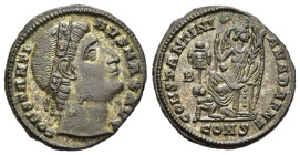 CONSTANTINE I 'THE GREAT' (307/10-337). Follis. Constantinople.

Obv: CONSTANTINVS MAX AVG.
Diademed head right, looking upwards.
Rev: CONSTANTINIANA ...