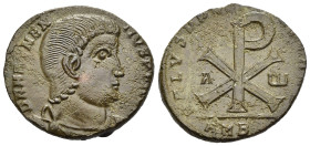 MAGNENTIUS (350-353). Ae Double Centenionalis. Ambianum.

Obv: D N MAGNENTIVS P F AVG.
Bare-headed, draped and cuirassed bust to right.
Rev: SALVS DD ...