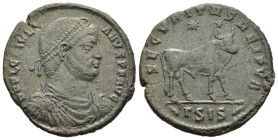 JULIAN II the PHILOSOPHER (360-363). Double Maiorina. Siscia.

Obv: D N FL CL IVLIANVS P F AVG
Diademed, draped and cuirassed bust right.
Rev: SECVRIT...