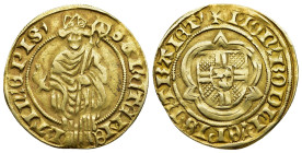 NIEDERLANDE. Untrecht, Bistum. Rudolf von Diepholz (1433-1455). Goldgulden o. J. 

Delm. 936; Fb. 184.

Erhaltung: Sehr schön; alte Tuschenummer.

Gew...