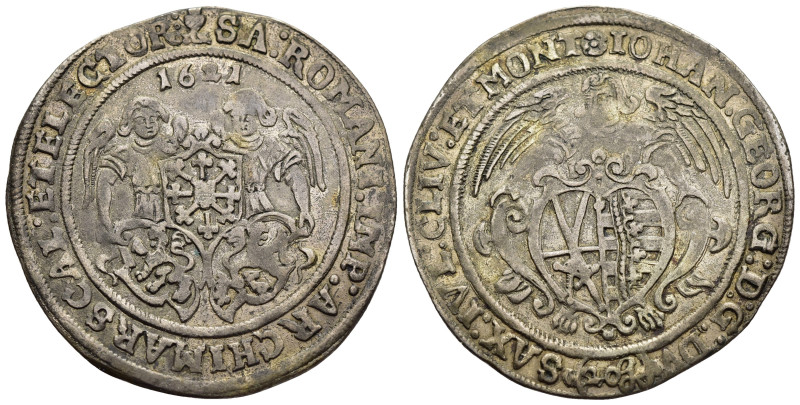 DEUTSCHE MÜNZEN und MEDAILLEN. Sachsen, Albertiner. Johann Georg I., (1611-) 161...