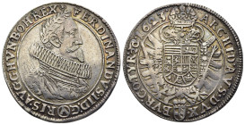 RDR - HABSBURGISCHE ERBLANDE - ÖSTERREICH. Ferdinand II. (1619-1637). 1/2 Taler, 1623. Wien.

Her. 686.

Aus Sammlung Dr.S. .

Erhaltung: Sehr schön; ...