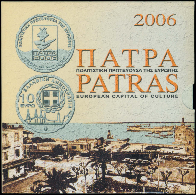 GREECE: Euro coin set (2006) composed of 1, 2, 5, 10, 20 & 50 Cent and 1 & 2 Eur...