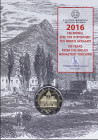 GREECE: 2 Euro (2016) in bi-metal commemorating the 150 years from the Arkadi Monastery Torching. Inside official wallet blister issued by the Bank of...