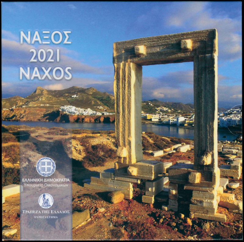 GREECE: Euro coin set (2021) composed of 1, 2, 5, 10, 20 & 50 Cent and 1 & 2 Eur...