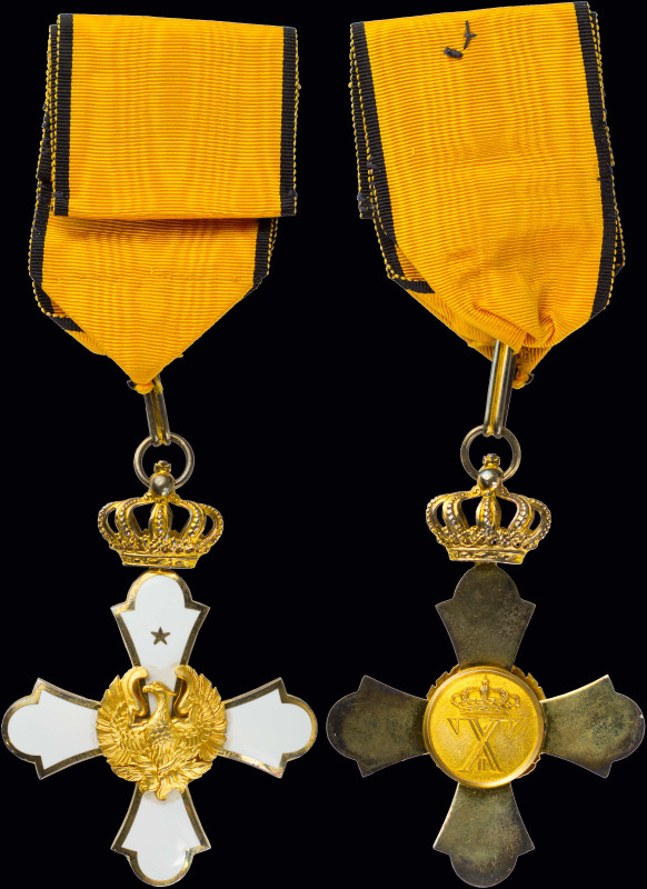GREECE: Order of the Phoenix (1935-1947). Commander gold cross. With full origin...