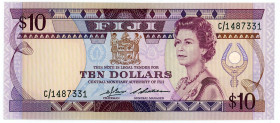 Fiji 10 Dollars 1980 (ND)
P# 79a, N# 207856; # C/1487331; UNC