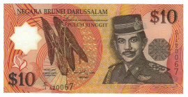Brunei 10 Ringgit 1996
P# 24a, N# 203442; # C / 1 420067; UNC