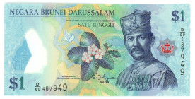 Brunei 1 Ringgit 2011
P# 35a, N# 267582; # D/60 487949; UNC