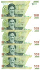 Iran 5 x 100000 Rials 2021 - 2022 (ND) Consecutive Numbers
# 34/6 061196 - 34/6 061200; UNC