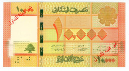 Lebanon 10000 Livres 2012 Specimen
P# 92s, N# 216093; UNC