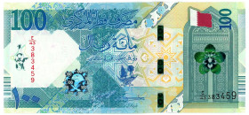 Qatar 100 Riyals 2022
N# 258923; # 43 383459; UNC
