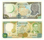 Syria 500 - 1000 Pounds 1997 - 1998
P# 110, 111, AUNC-UNC