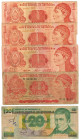 Honduras Lot of 5 Banknotes 1980 - 2006
F-VF