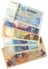 Tunisia Lot of 6 Banknotes 1972 - 2005
F-VF
