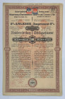 Romania "P&G Goetz & Co" Imrpumut de 5% Gold Bond Loan 1000 Lei 1905
Romania, SA pentru exploatare de paduri si herestrae cu vapor; Only 2000 certifi...