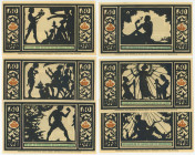 Germany - Weimar Republic Quedlinburg 6 x 50 Pfennig 1921 All Different
AUNC