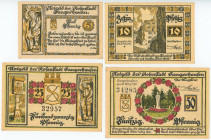 Germany - Weimar Republic Sangerhausen 5 - 10 - 25 - 50 Pfennig 1921
UNC