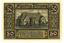 Germany - Weimar Republic Brandenburg Strasburg 50 Pfennig 1921
N# 225988; UNC