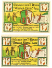Germany - Weimar Republic Hanover Altehau 2 x 75 Pfennig 1921
N# 217378; UNC