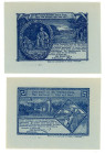 Germany - Weimar Republic Brandenburg Neurunppiin 2 x 50 Pfennig 1921
N# 231734; XF