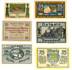 Germany - Weimar Republic Lot of 6 x 25 Pfennig 1921
UNC