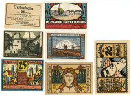 Germany - Weimar Republic Lot of 7 x 25 Pfennig 1921
UNC