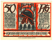 Germany - Weimar Republic Freiwillige Feuerwehr Munster 50 Pfennig 1921
N# 233690; UNC