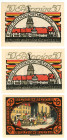 Germany - Weimar Republic Thuringia Possneck 3 x 50 Pfennig 1921
N# 211404; UNC