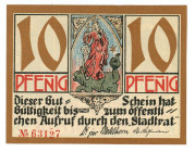 Germany - Weimar Republic Thuringia Kahla 10 Pfennig 1921
N# 202204; UNC