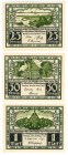 Germany - Weimar Republic Oldenburg Bosau Lot of 3 Notgelds 1921
N# 218858; UNC