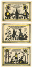 Germany - Weimar Republic Thuringia Kostritz Lot of 3 Notgelds 1921
N# 232576; UNC