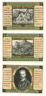 Germany - Weimar Republic Schleswig Holstein Itzehoe Lot of 3 Notgelds 1921
UNC