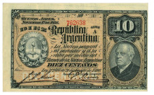 Argentina 10 Centavos 1895 - 1896 (ND)
P# 210, N# 203109; # 762638; AUNC