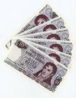 Argentina 6 x 10 Pesos 1976 (ND) With Close Numbers
P# 300, N# 203680; UNC