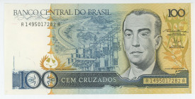 Brazil 100 Cruzados 1986 - 1988 (ND)
P# 211, N# 202100; # A1495017282A; UNC