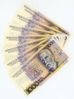 Brazil 7 x 1 Cruzado Novo 1989 (ND) With Close Numbers
P# 216b, N# 204630; UNC