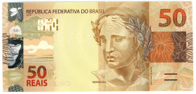 Brazil 50 Reais 2010
P# 256, N# 202212; # AA 006887528; UNC