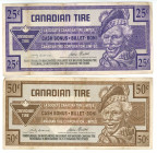 Canada Cash Bonus Canadian Tire Corporation 25 - 50 Tire 1990 th
VF