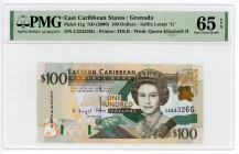 East Caribbean States Grenada 100 Dollars 2000 (ND) G PMG 65 EPQ Gem Uncirculated
P# 41g, N# 248687; # C224326G