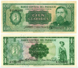 Paraguay 1 - 100 Guerani 1963 (ND)
P# 192, N# 223271; AUNC - UNC