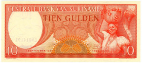 Suriname 10 Gulden 1963
P# 121, N# 202091; # LN 014191; UNC
