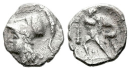 Calabria, Tarentum Diobol circa 280-228 - Ex Naville Numismatics sale 87, 29. (Starting Bid £ 1)