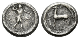 Bruttium, Caulonia Triobol circa 475-425 (Starting Bid £ 1)