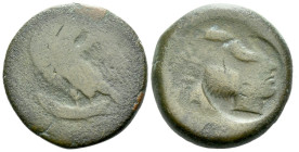 Sicily, Agrigentum Hemilitron circa 405-392 - Ex Naville Numismatics sale 69, 18. (Starting Bid £ 1)