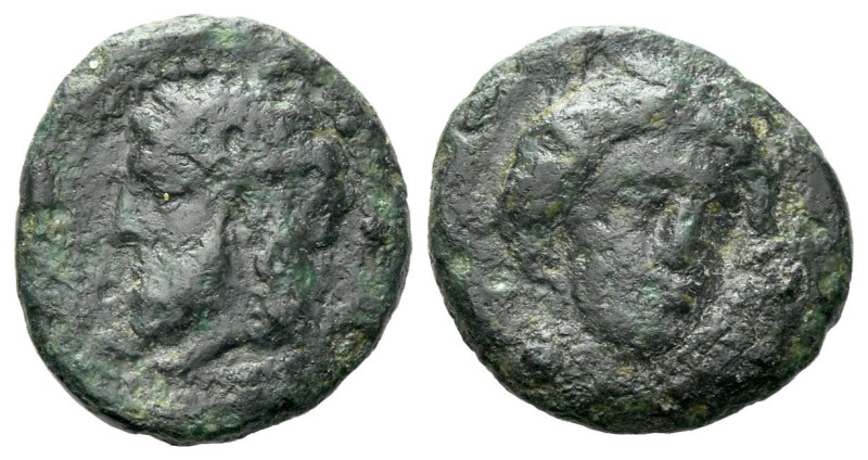 Sicily, Gela Bronze circa IV century BC, Æ 15.00 mm., 2.56 g.

Scarce. Good Fi...