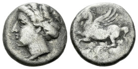 Sicily, Syracuse Drachm circa 343-339 - Ex Naville Numismatics sale 54, 41. From the E.E. Clain-Stefanelli collection. (Starting Bid £ 1)
