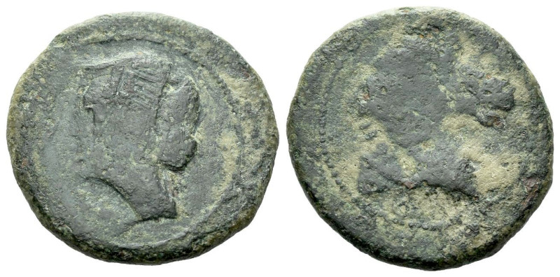 The Carthaginians in Sicily and North Africa, Bronze IV-III century BC, Æ 20.00 ...